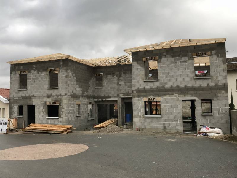 Construction de 2 maisons jumelles contemporaines en région Rhône Alpes à AMPUIS (69) - photo 9