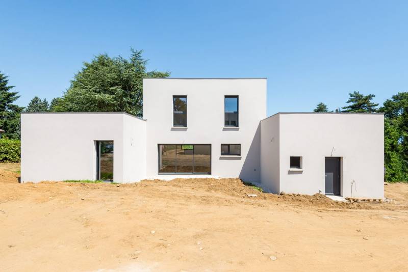 Maison contemporaine en région lyonnaise - Saint Genis Laval