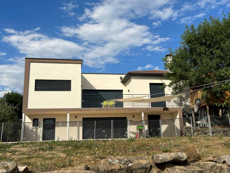 Projet d’extension contemporaine en L d’une maison traditionnelle à Lissieu - photo 6