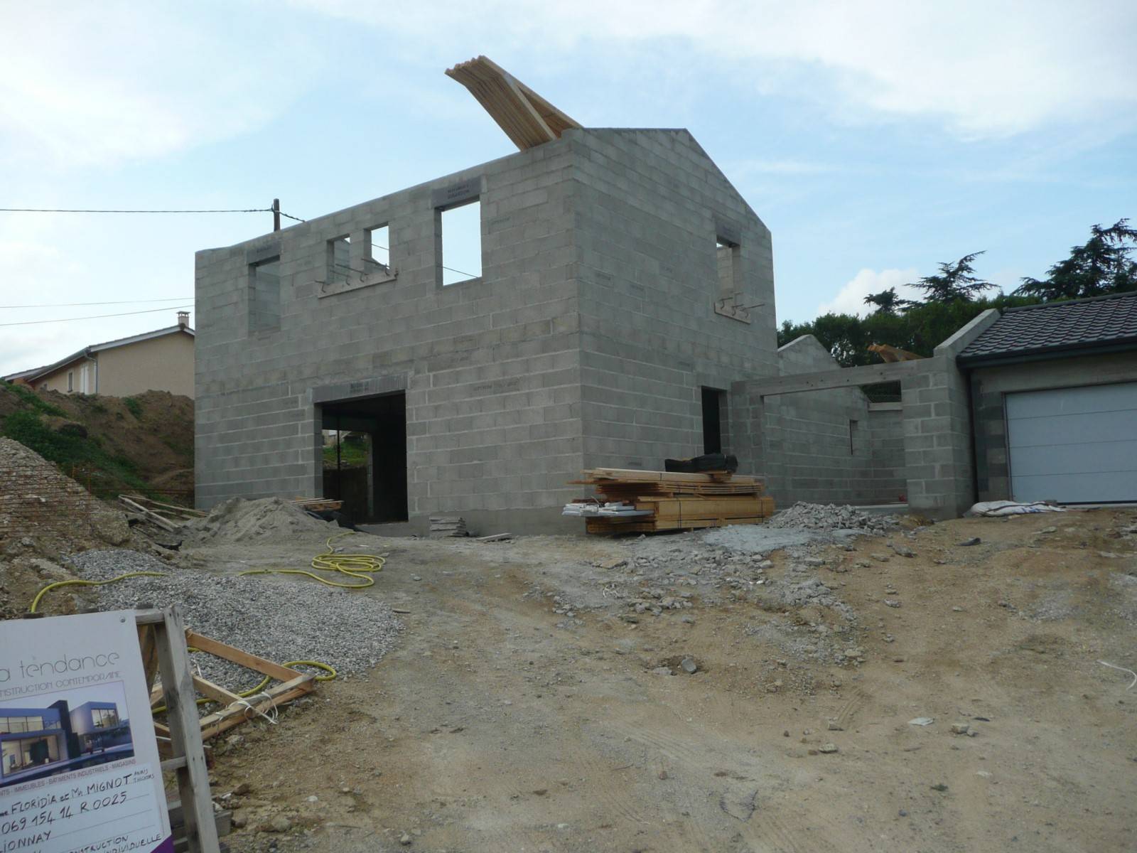 Projet de construction d'une maison individuelle contemporaine à Pollionnay dans le Rhône (69) - photo 3