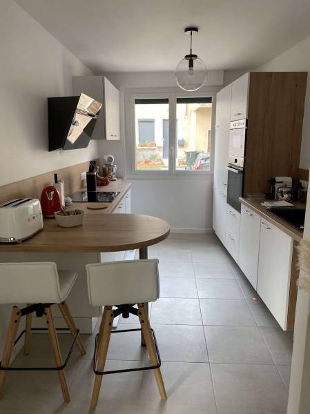 Rénovation d'un petit appartement en rez-de-chaussée pour un jeune couple à Saint Genis Laval - photo 5