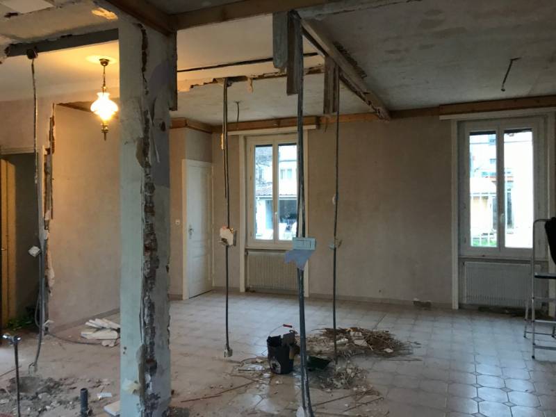 Travaux de rénovation complète d’une maison de ville à Oullins au sud de Lyon - photo 7